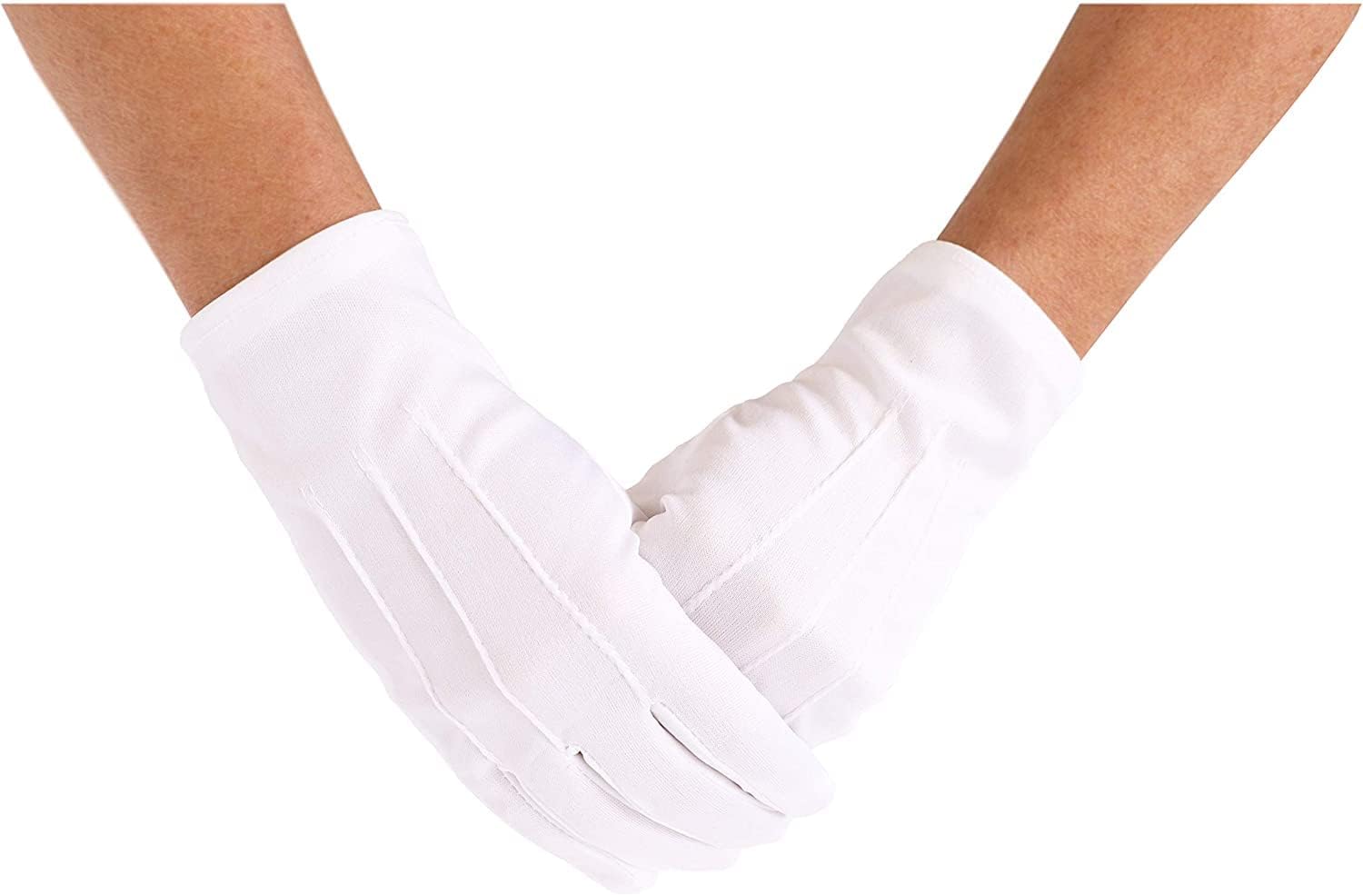White gloves for The Cat in the Hat costume