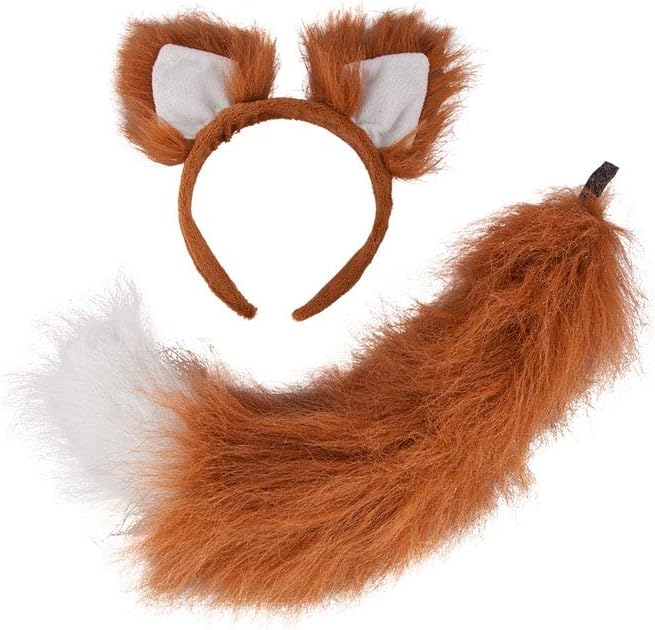 Fox ears and tail set for Fantastic Mr Fox costume