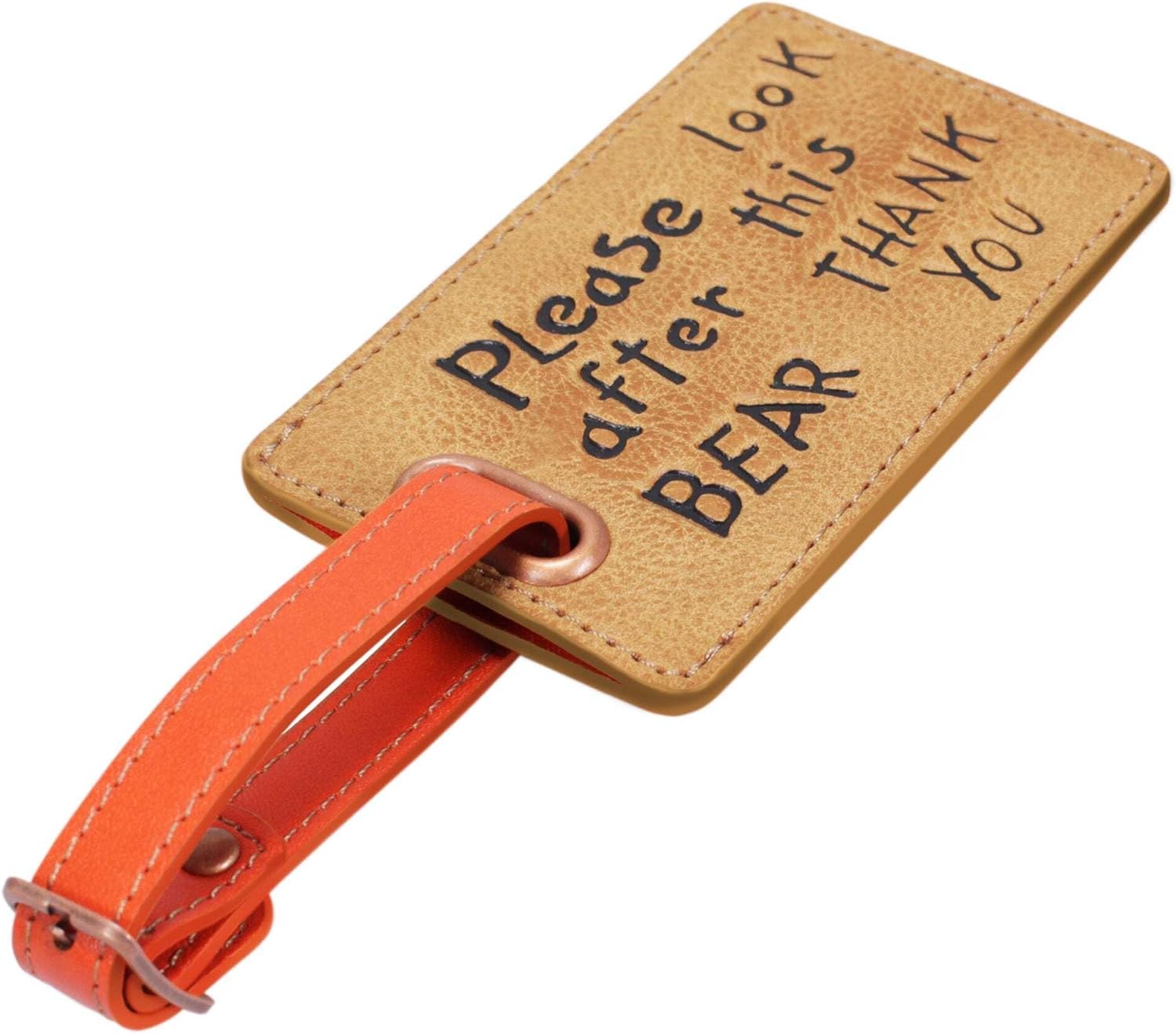 Small suitcase or brown luggage tag for Paddington Bear costume