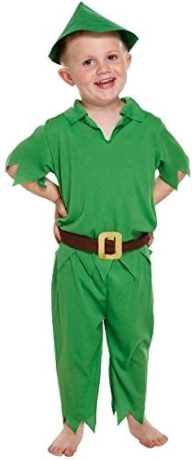 Green tunic or green t-shirt for Peter Pan costume