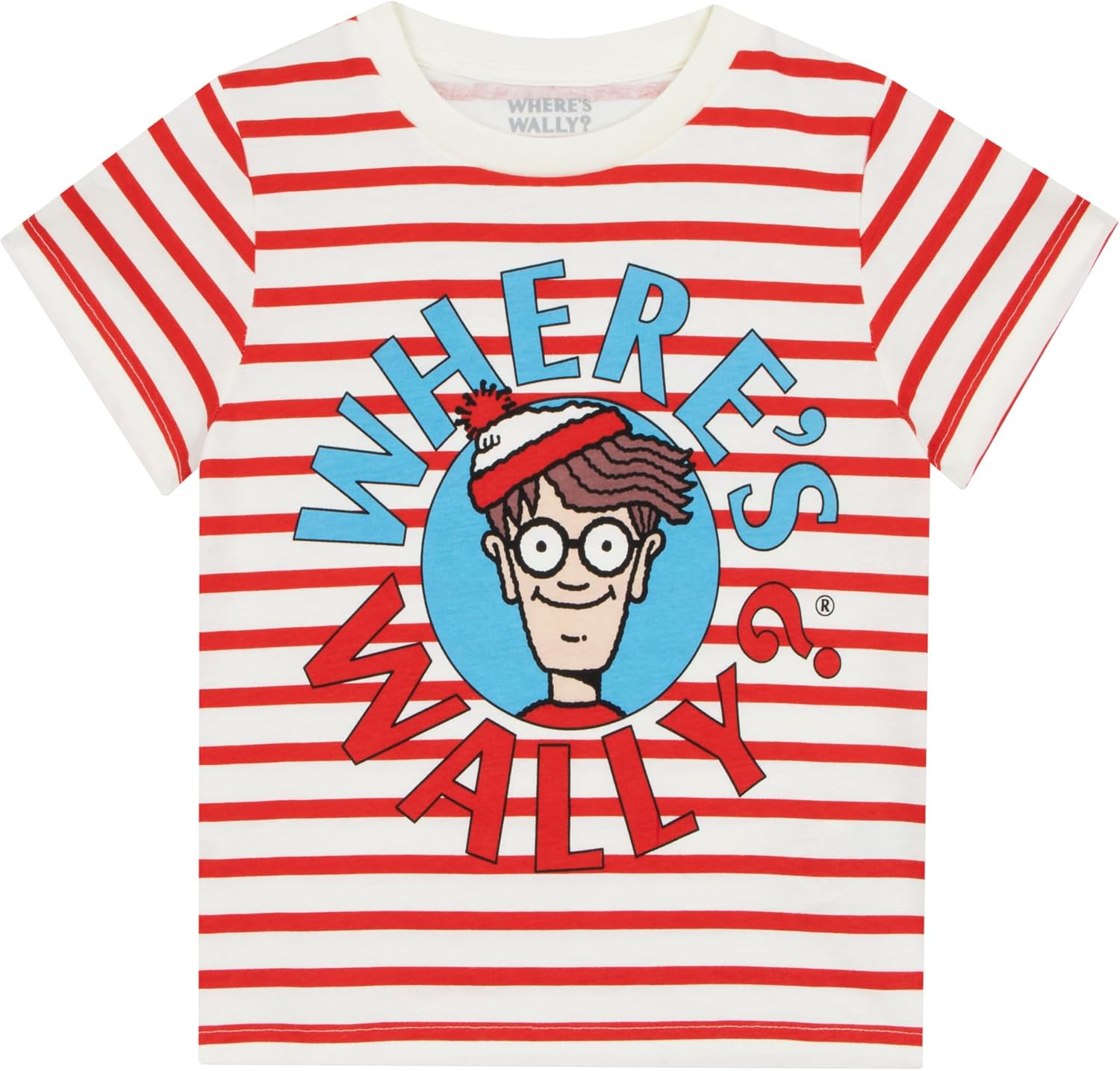 Red and white striped top for Where's Wally costume